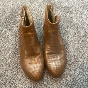 INC Gold booties